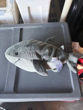 WARMIES Grey Plush Shark